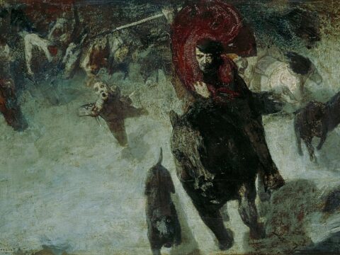 Франц фон Штук, "Дикая охота", ок. 1888