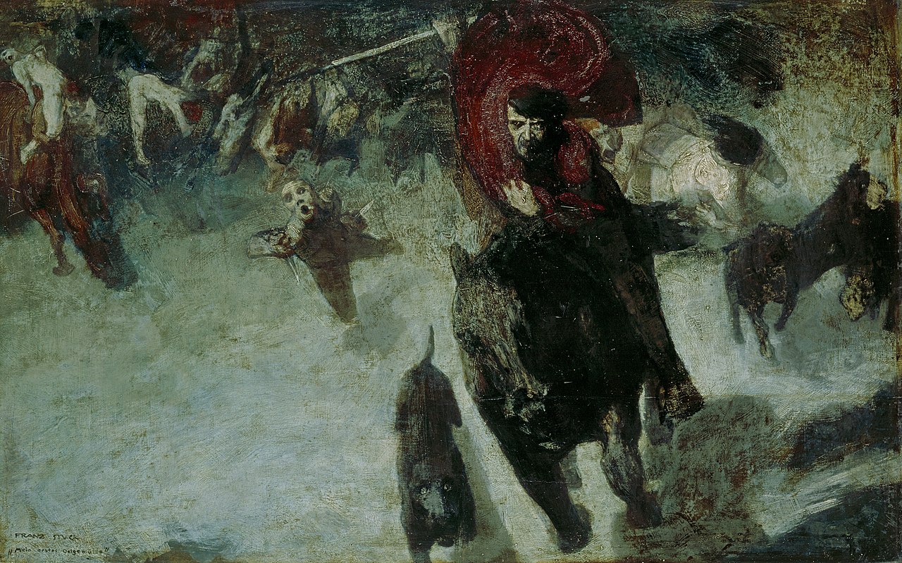 Франц фон Штук, "Дикая охота", ок. 1888