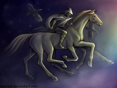 Всеотец Spanielf, "Один верхом на Слейпнире"